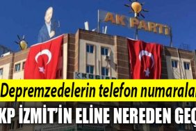 akp izmit depremzede