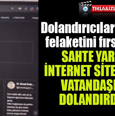 deprem dolandirici