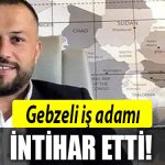gebze intihar