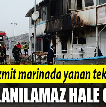 izmit marina yangin