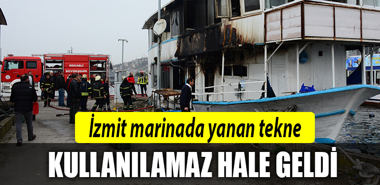 izmit marina yangin