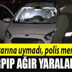 kocael polis memurunu yaraladi