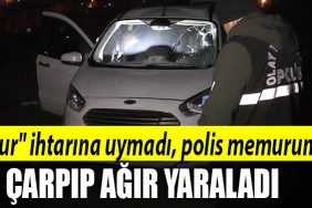 kocael polis memurunu yaraladi