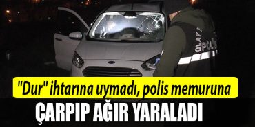 kocael polis memurunu yaraladi