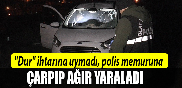 kocael polis memurunu yaraladi