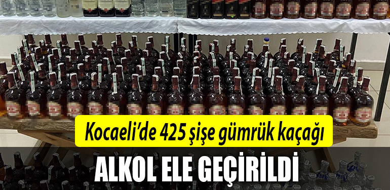 kocaeli alkol kacak