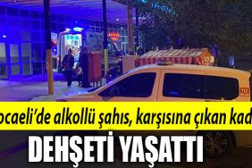 kocaeli alkollu sahis