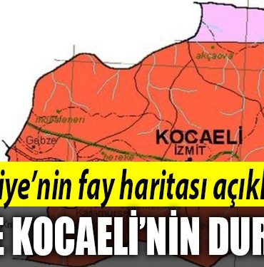 kocaeli deprem haritasi