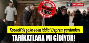 kocaeli deprem yardimi tarikat