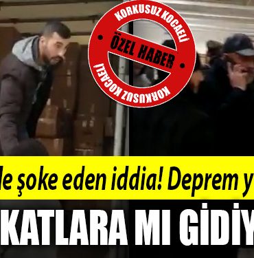 kocaeli deprem yardimi tarikat