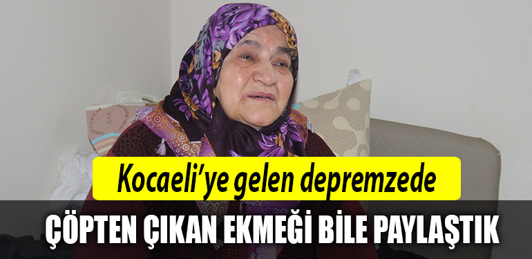 kocaeli depremzede 2
