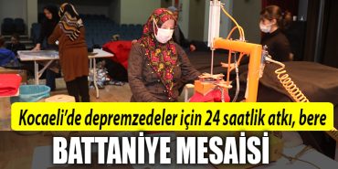 kocaeli depremzede battaniye
