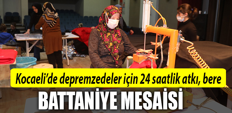 kocaeli depremzede battaniye