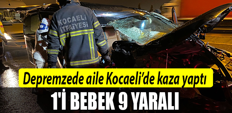 kocaeli depremzede kaza
