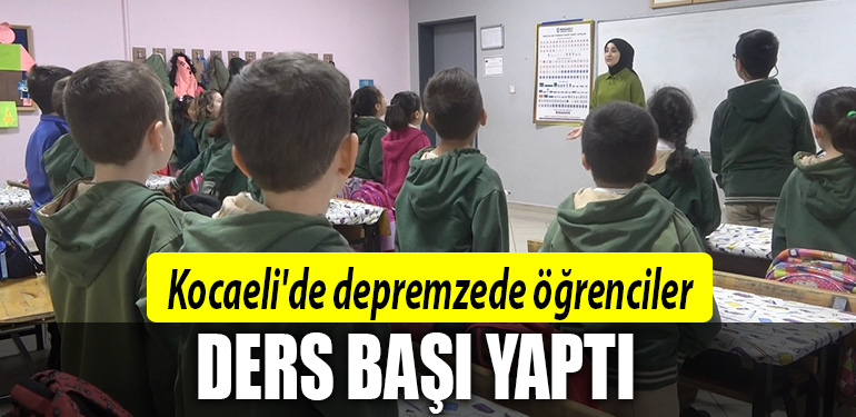 kocaeli depremzede ogrenciler