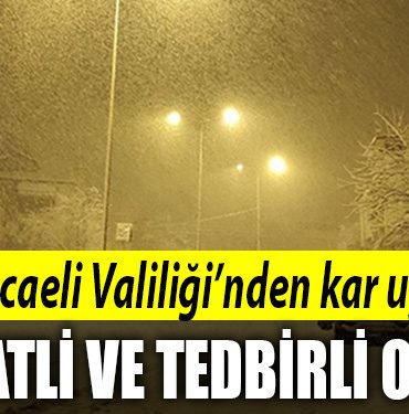 kocaeli kar 1