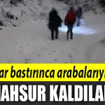 kocaeli kar mahsur kaldilar