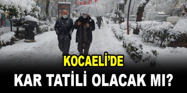kocaeli kar tatili