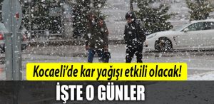 kocaeli kar yagisi