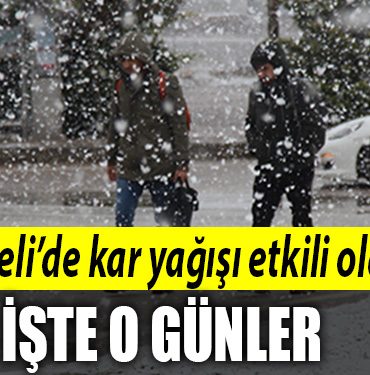 kocaeli kar yagisi