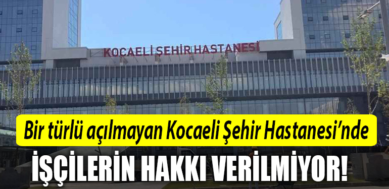 kocaeli sehir hastanesi