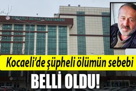 kocaeli supheli olum