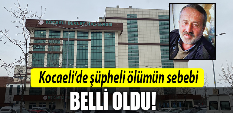 kocaeli supheli olum