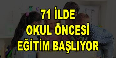 okul oncesi egitim
