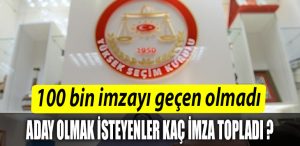 100 bin imzayi gecen olmadi. Cumhurbaskani adaylari kac imza topladi 1