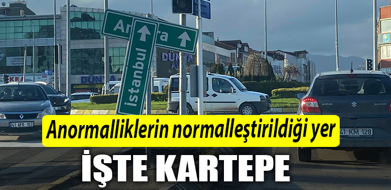 Anormalliklerin normallestirildigi yer Kartepe