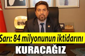 CHP Kocaeli Il Baskani Bulent Sari 84 milyonun iktidarini kuracagiz