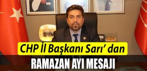 CHP Kocaeli Il Baskani Bulent Saridan Ramazan ayi mesaji