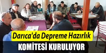 Daricada Depreme Hazirlik Komitesi kuruluyor