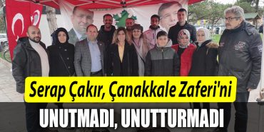 Gelecek Partisi Kocaeli Milletvekili Aday Adayi Serap Cakir Canakkale Zaferini unutmadi