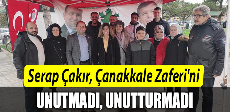 Gelecek Partisi Kocaeli Milletvekili Aday Adayi Serap Cakir Canakkale Zaferini unutmadi