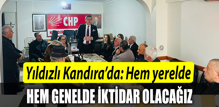 Harun Yildizli Kandirada Hem yerelde hem genelde IKTIDAR OLACAGIZ