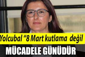 Hulya Gureli Yolcubal Yolcubal 8 Mart kutlama degil mucadele gunudur