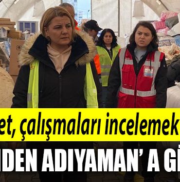 Hurriyet Cadir Yasam Alanindaki calismalari incelemek uzere Adiyamana gitti