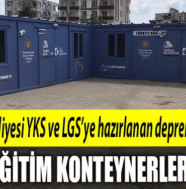Izmit Belediyesinden YKS ve LGSye hazirlanan depremzedelere egitim konteynerleri