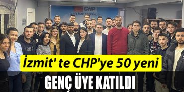 Izmit te CHPye 50 yeni genc uye katildi