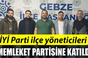 Kocaeli de IYI Parti yoneticileri Memleket Partisine katildi