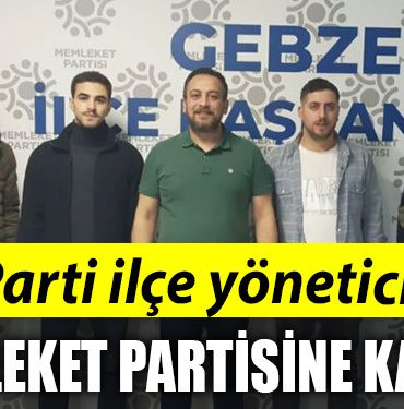 Kocaeli de IYI Parti yoneticileri Memleket Partisine katildi