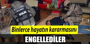 Kocaeli de binlerce hayatin kararmasini engellediler