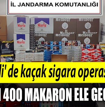 Kocaeli de kacak sigara operasyonu 333 bin 400 makaron ele gecirildi