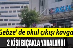 Kocaeli de okul cikisi kavga 2 kisi bicakla yaralandi