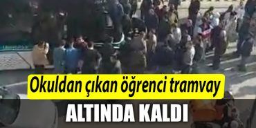 Kocaeli de okuldan cikan ogrenci tramvay altinda kaldi