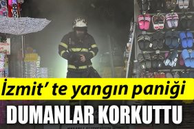Kocaeli de yangin panigi. Is yerinden yukselen dumanlar korkuttu