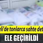 Kocaelide tonlarca sahte deterjan ele gecirildi