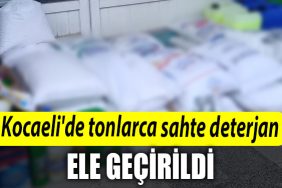 Kocaelide tonlarca sahte deterjan ele gecirildi