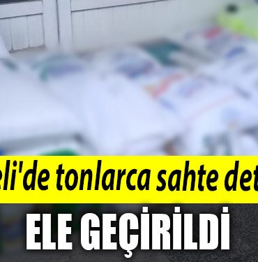 Kocaelide tonlarca sahte deterjan ele gecirildi